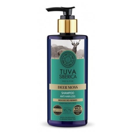 Shampooing stimulant la croissance des cheveux avec cladonia des neiges 300 ml - TUVA SIBERICA