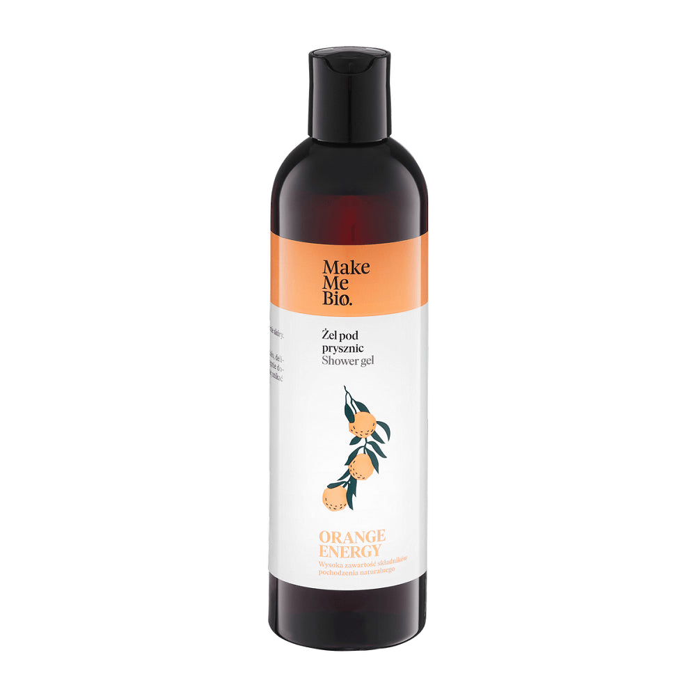 Gel douche énergie orange 300ml MAKE ME BIO Gel douche orange