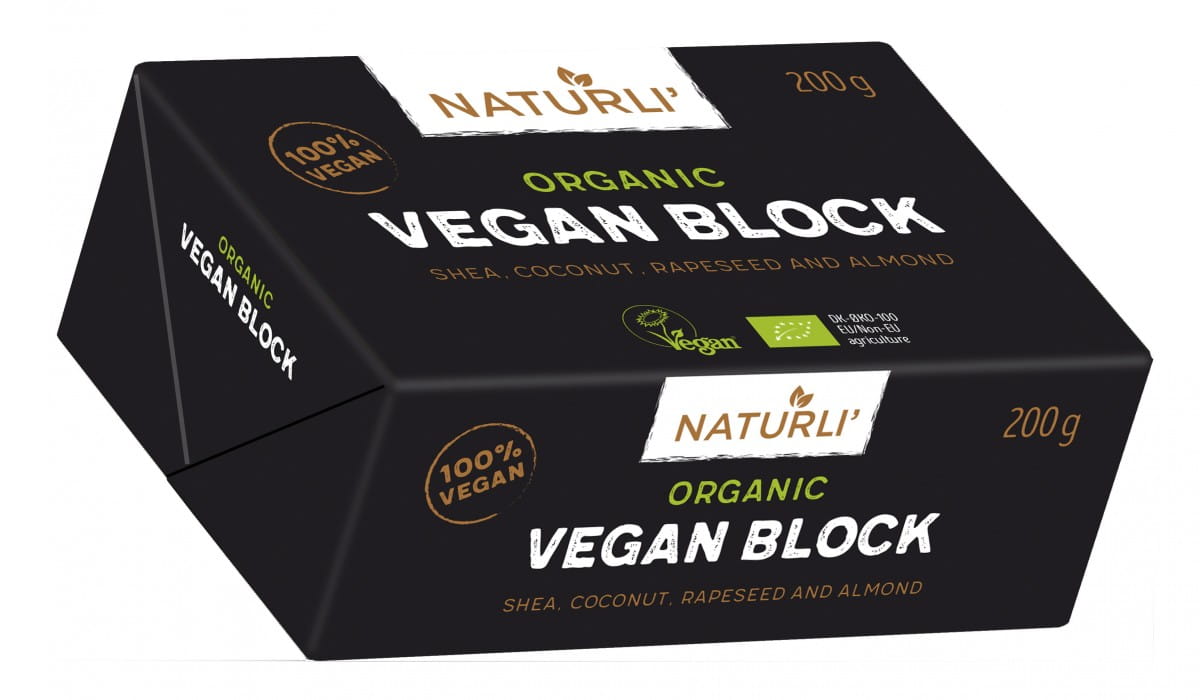 Margarine végétalienne en cubes BIO 200 g NATURLA