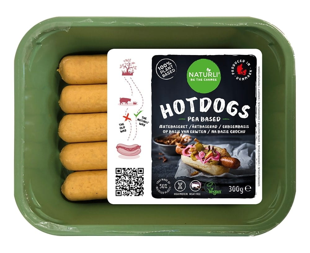 Alternative végétale aux saucisses hot dog 300 g NATURLA