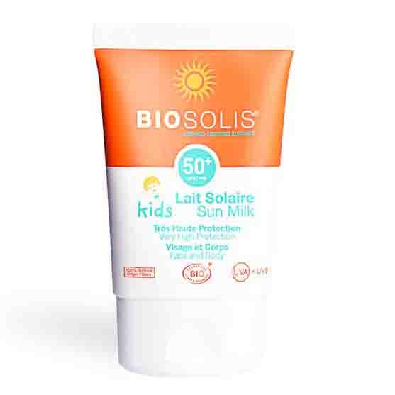 Lait solaire pour nourrissons et enfants SPF 50+ eco 50 ml - BIOSOLIS