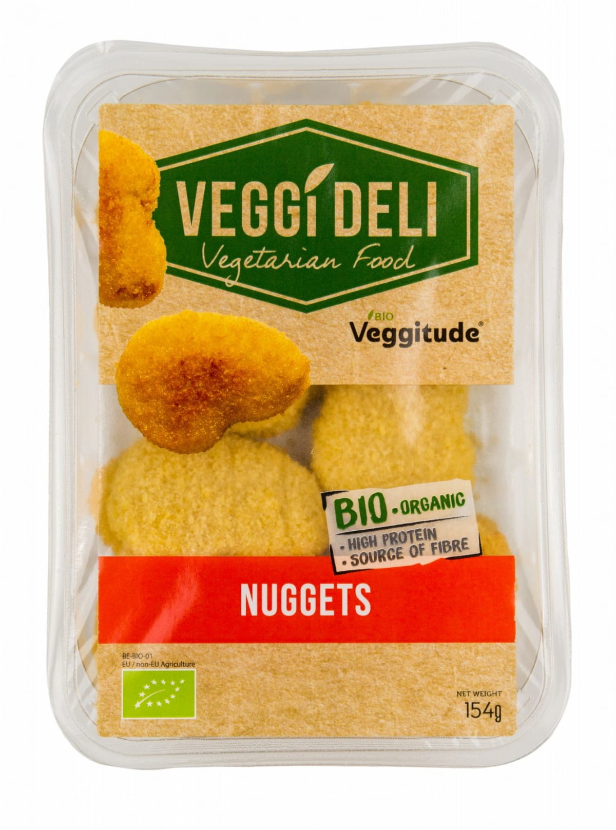 Alternative végétarienne BIO pépites 154 g VEGGI DELI