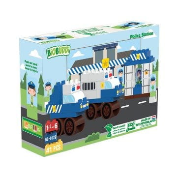 Un ensemble de blocs police 41 éléments - BIOBUDDI