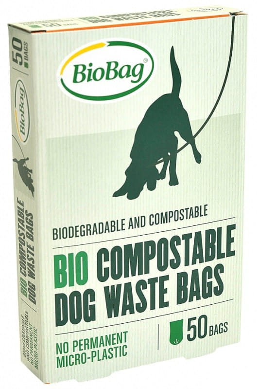 Sacs pour crottes de chien 50 pcs (compostables et biodégradables) - BIOBAG