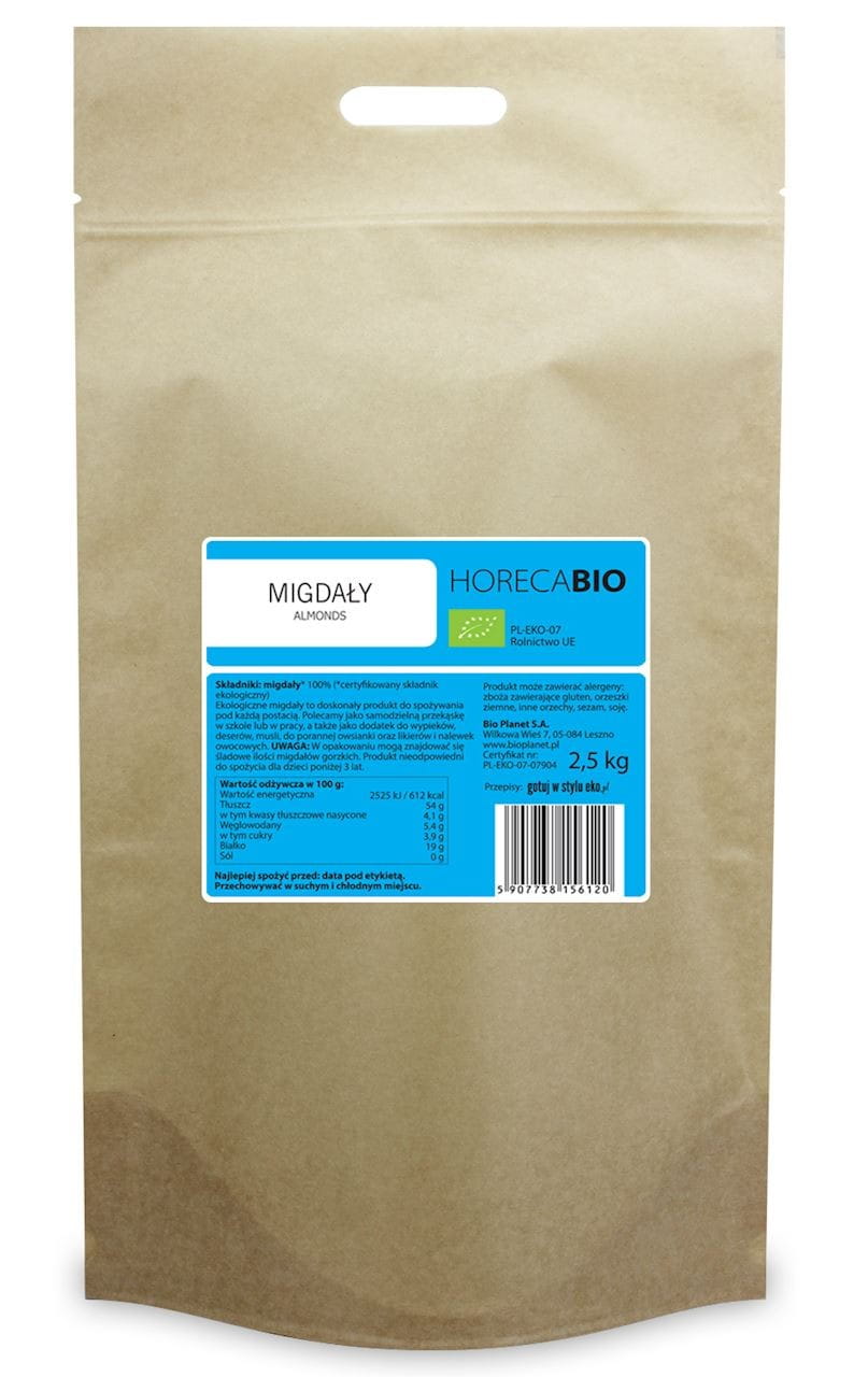 Amandes BIO 25 kg - HORECA