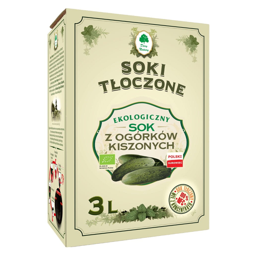 Jus de concombre mariné BIO 3 L - CADEAUX DE LA NATURE