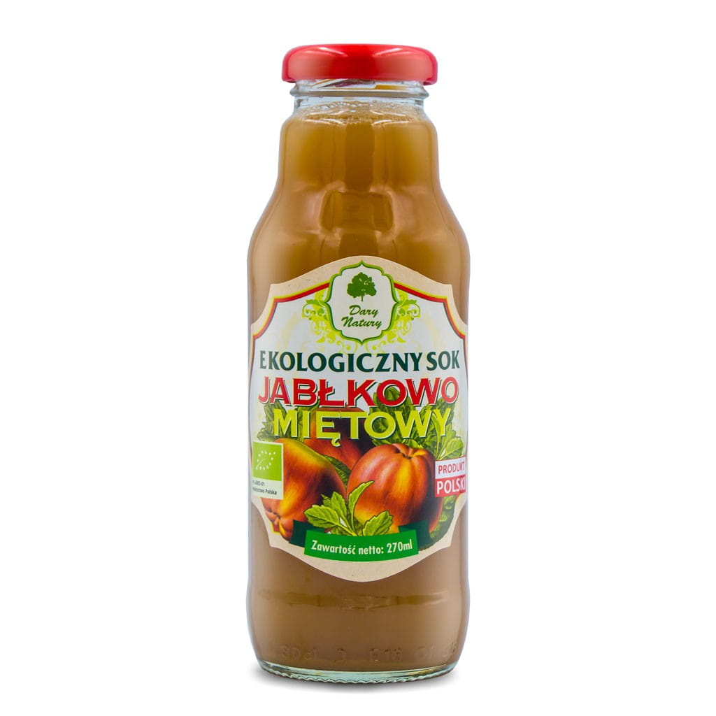 Jus pomme et menthe BIO 270 ml - CADEAUX DE LA NATURE