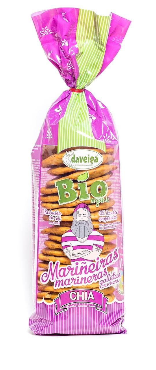 Crackers au chia BIO 180 g - DAVEIGA