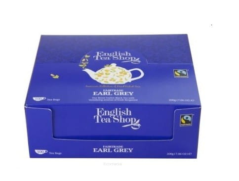 Thé Earl Grey 100 pièces BIO 200 g ENGLISH TEA SHOP