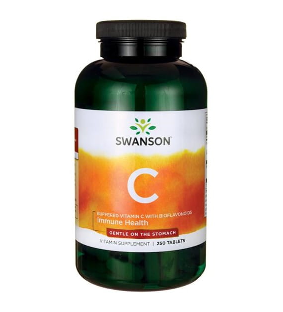 Vitamine C tamponnée L - Ascorbate de calcium avec bioflavonoïdes C tamponné avec bioflavonoïdes 1000 mg 250 comprimés de SWANSON