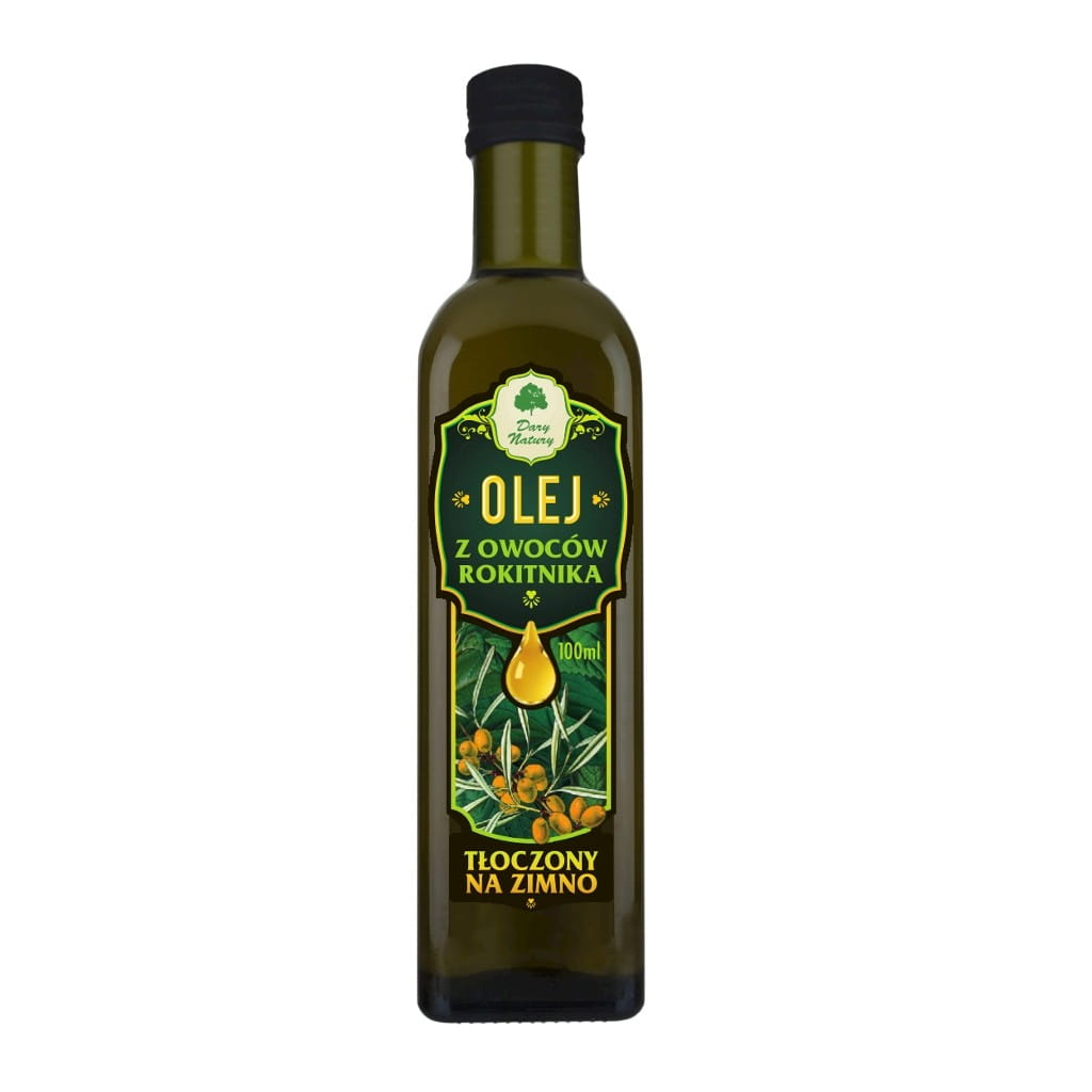 Huile d'argousier issue de baies vierges d'argousier non raffinée BIO 100 ml - CADEAUX DE LA NATURE
