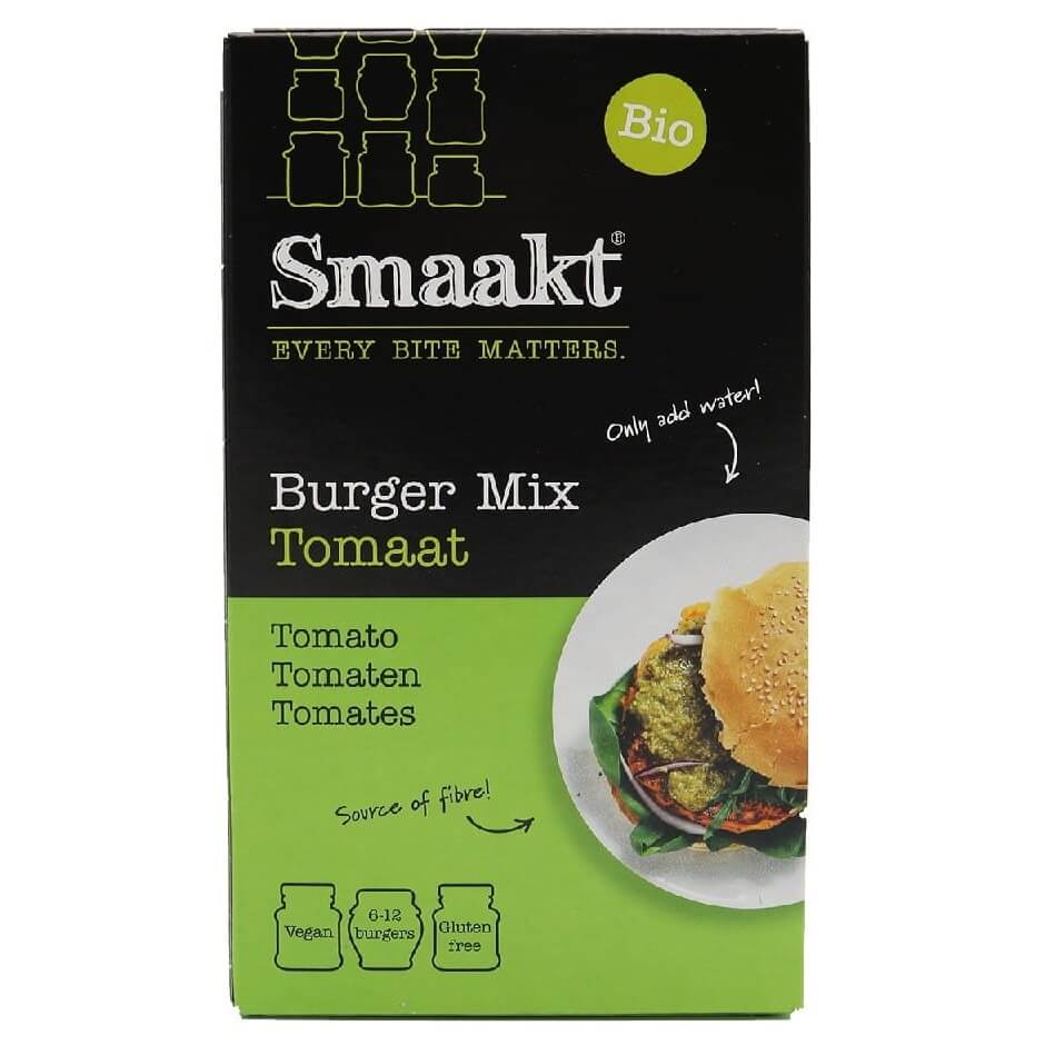 Mélange pour la préparation de burgers aux tomates sans gluten BIO 140 g - GOÛT