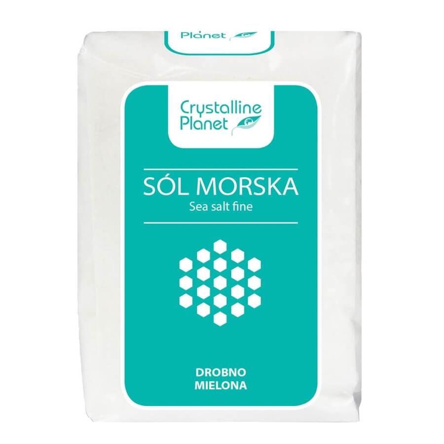 Sel de mer finement moulu 600 g - CRYSTALLINE PLANET