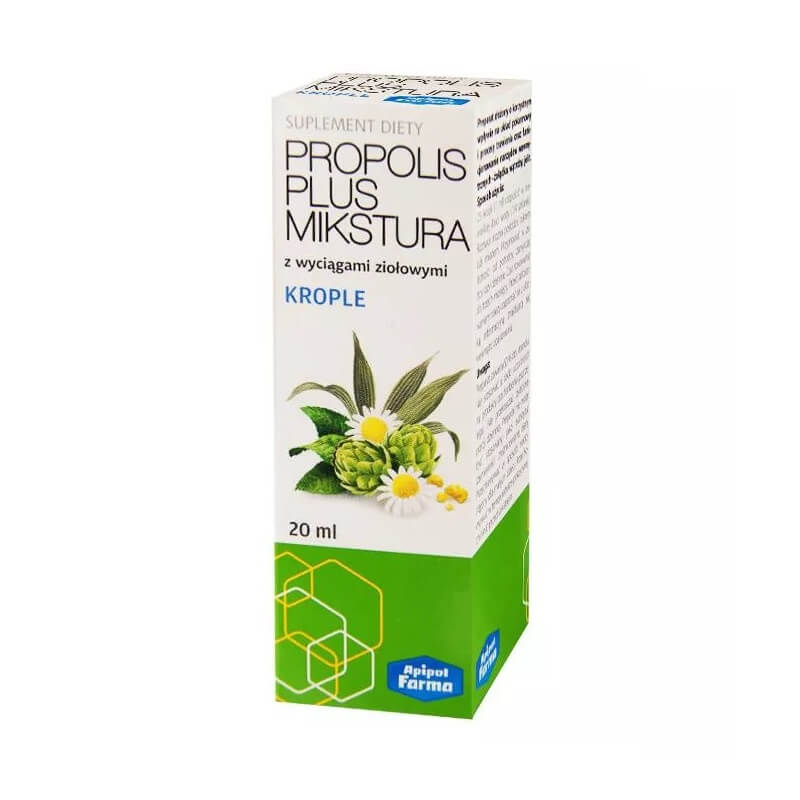 Propolis plus mélange aux extraits de plantes gouttes 20ml APIPOL FARMA