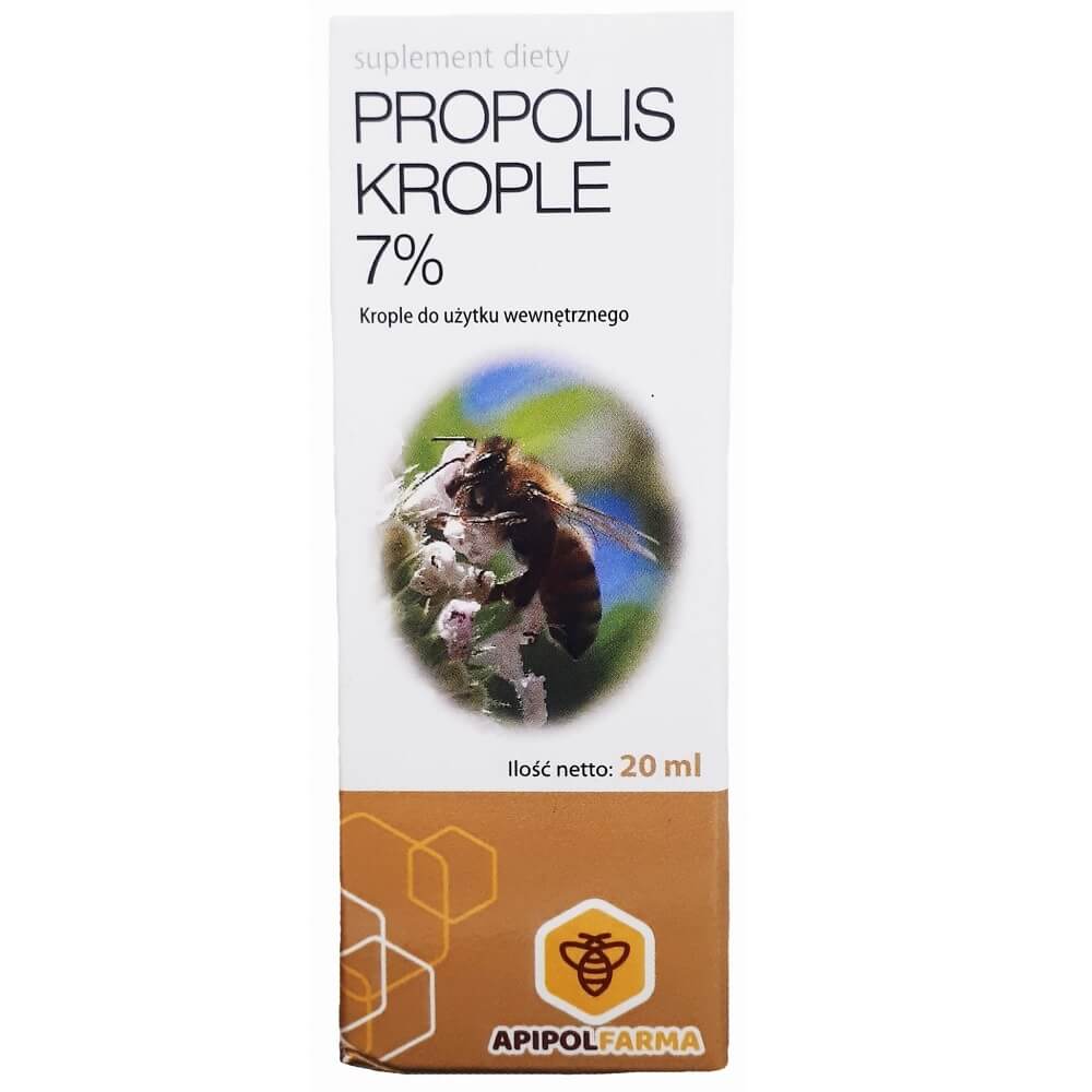 Propolis gouttes 7% 64mg 20ml APIPOL FARMA