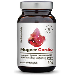 Magnésium cardio extrait d'aubépine potassium vitamine B1 et B6 90 comprimés 85g AURA HERBALS