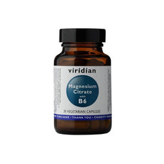 Magnésium zb - 6 citrate de magnésium avec B6 30 gélules VIRIDIAN