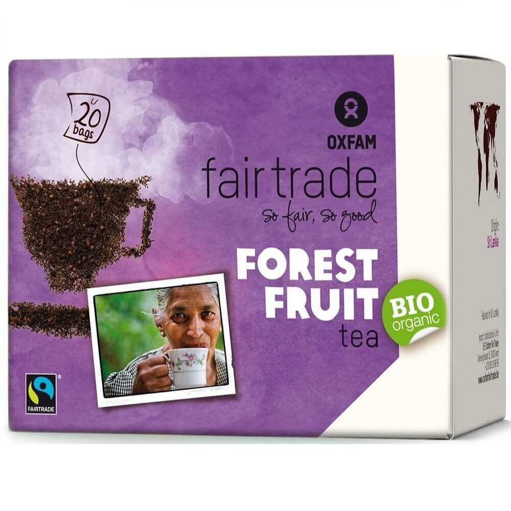 Thé noir, fruits des bois, express équitable BIO (20 x 18 g) 36 g - OXFAM