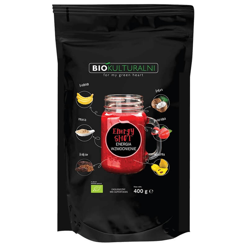 Mélange de superaliments energy shot BIO 400 g - BIOKULTURAL