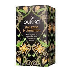 Tisane à l'anis étoilé et à la cannelle BIO 20 sachets PUKKA