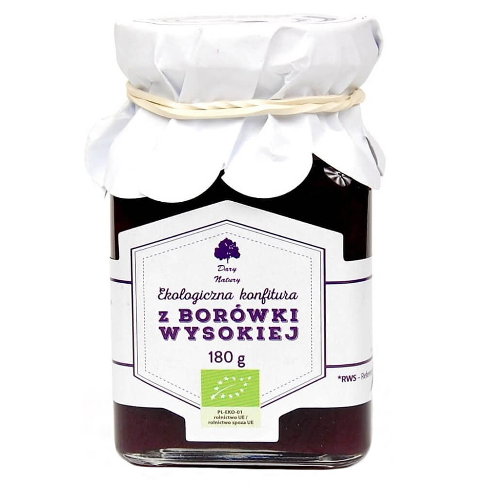 Confiture de Myrtille BIO 180 g - CADEAUX DE LA NATURE