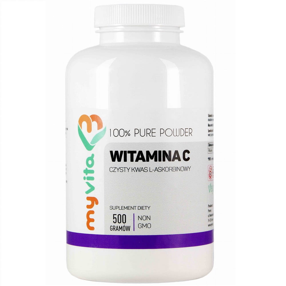 Vitamine C L acide - Poudre ascorbique 500g MYVITA