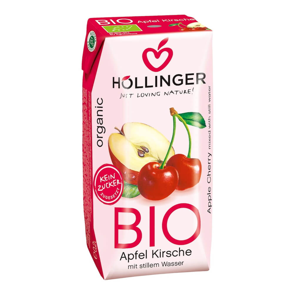 Jus de pomme et cerise BIO 200 ml - HOLLINGER