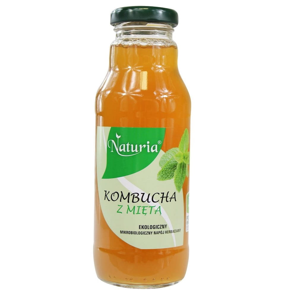 Kombucha à la menthe BIO 300 ml - NATURIA