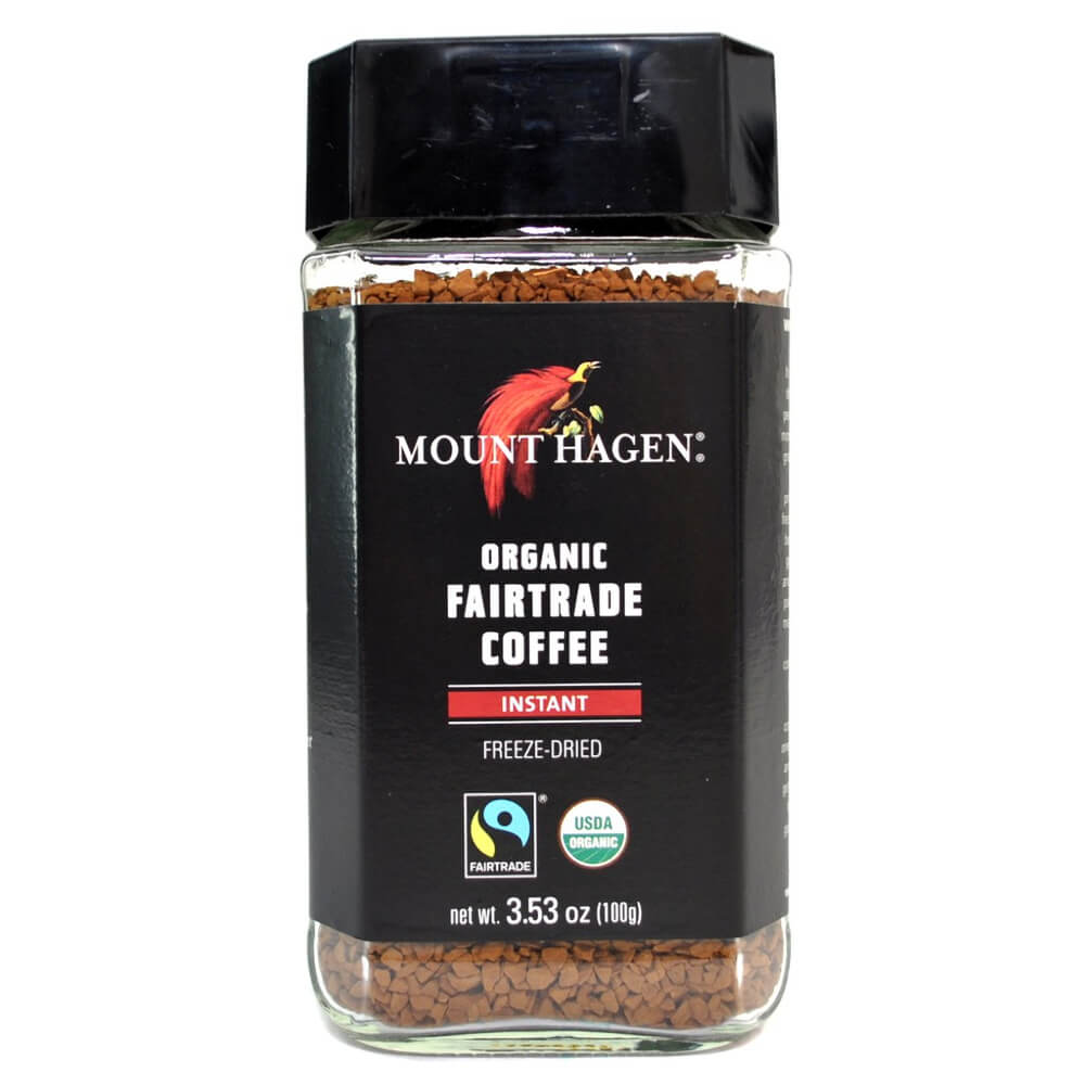 Café soluble bio équitable 100 g - MOUNT HAGEN