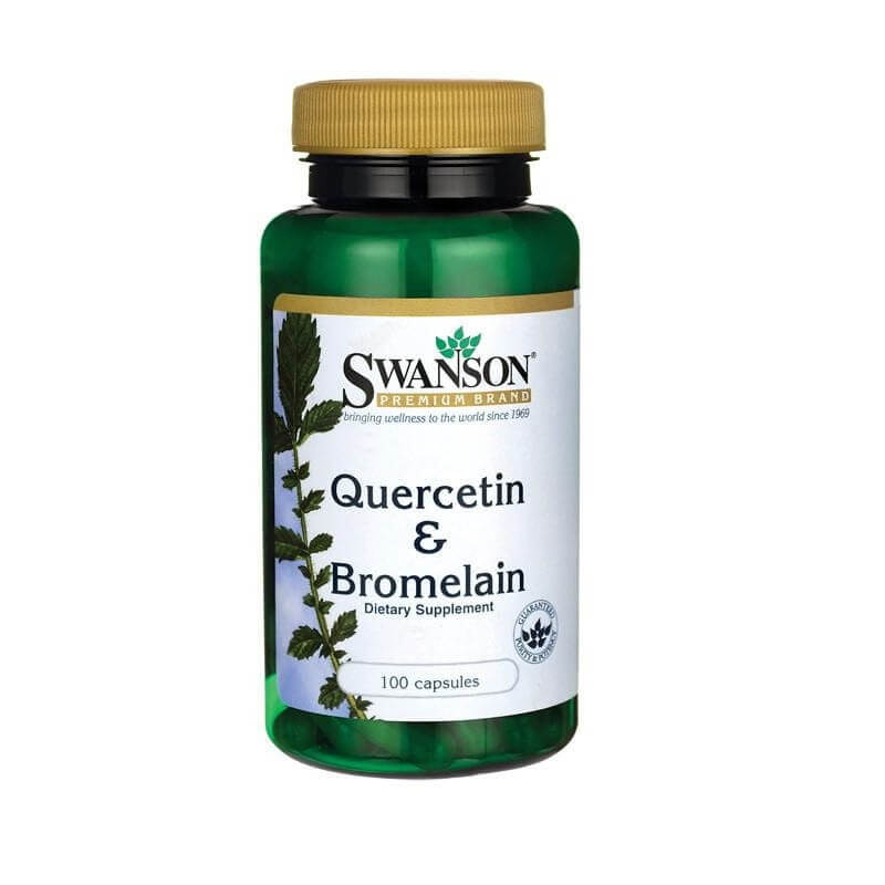 Quercétine et bromélaïne quercétine 250mg & bromélaïne 78mg 100 gélules SWANSON
