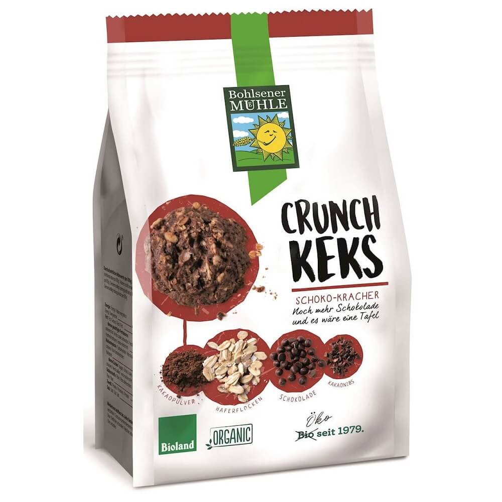 Biscuits avoine muesli chocolat BIO 150 g - BOHLSENER MUEHLE