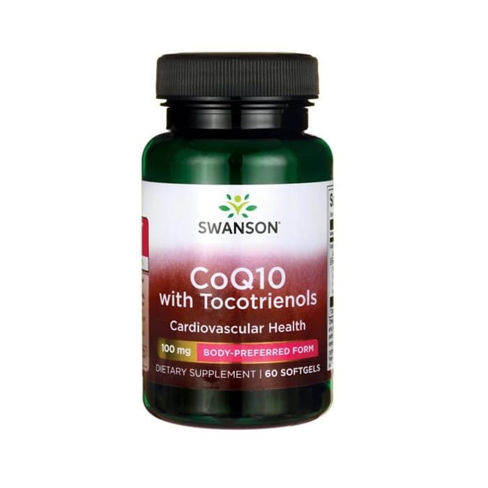 COQ10 avec 10 mg de tocotriénols à spectre complet 60 gélules SWANSON