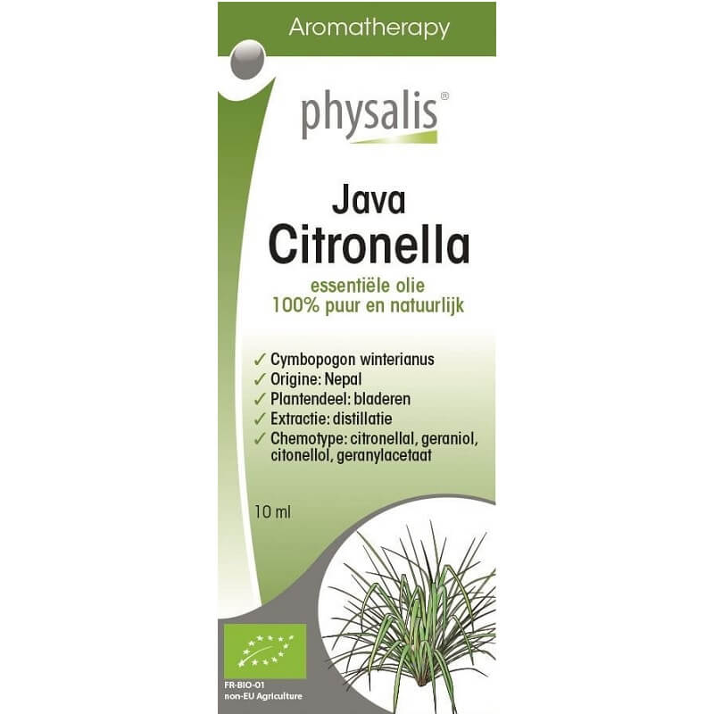 Citronnelle (citronnelle) huile essentielle BIO 10 ml - PHYSALIS