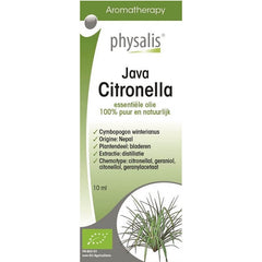 Citronnelle (citronnelle) huile essentielle BIO 10 ml - PHYSALIS