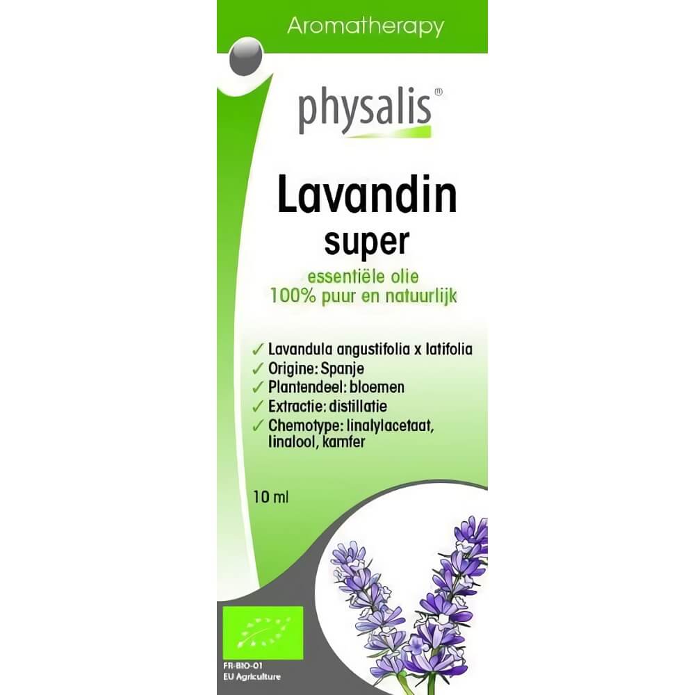 Huile essentielle de Lavandin super (lavande intermédiaire) BIO 10 ml - PHYSALIS