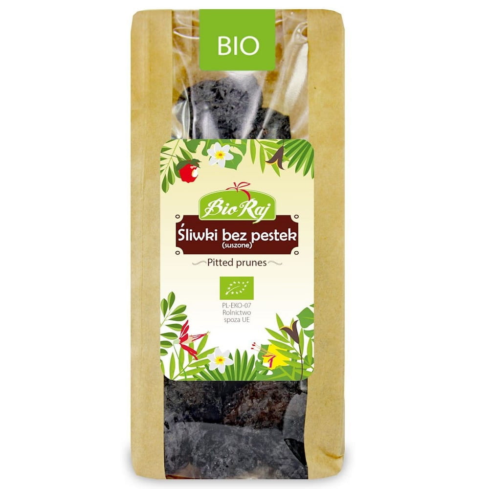 Prunes dénoyautées (séchées) BIO 200 g - BIO RAJ