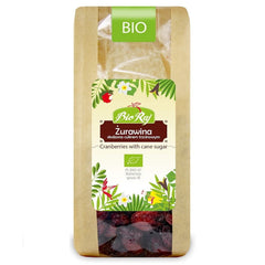 Canneberge sucrée au sucre de canne BIO 100 g - BIO RAJ