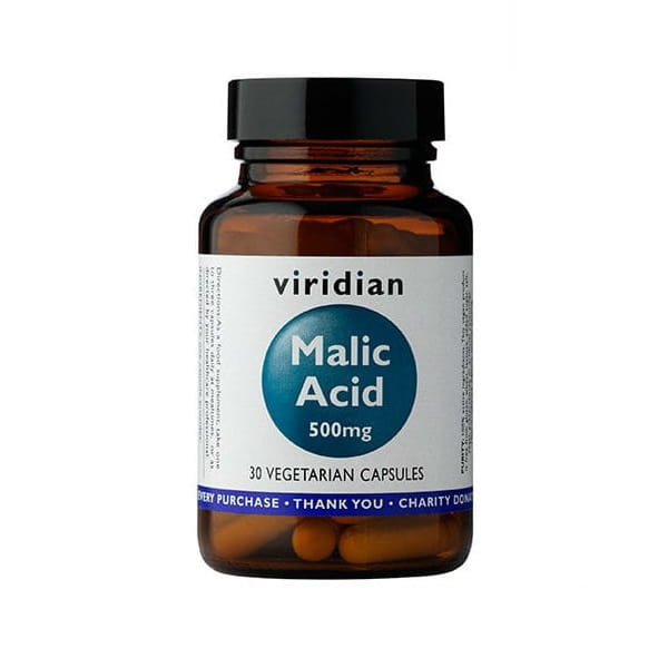 Acide malique acide malique 500mg 30 gélules VIRIDIAN