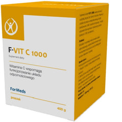 F - Vitamine C 1000 Vitamine C 1000mg 400 portions 400g FORMEDS