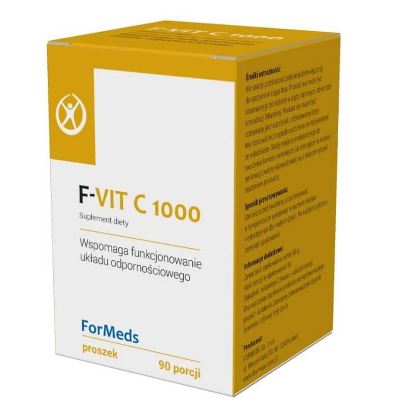 F - Vitamine C 1000 Vitamine C 1000mg 90 portions 90g FORMEDS