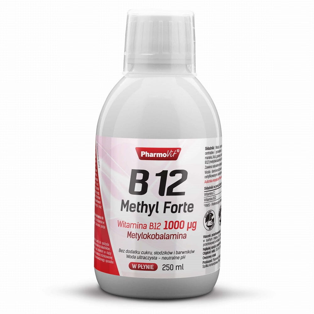 Vitamine B12 méthyl FORTE méthylcobalamine 1000 mg 250ml PHARMOVIT