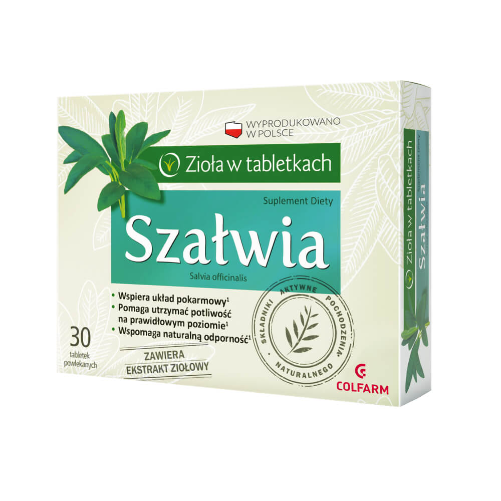 Sauge 50mg 30 comprimés COLFARM