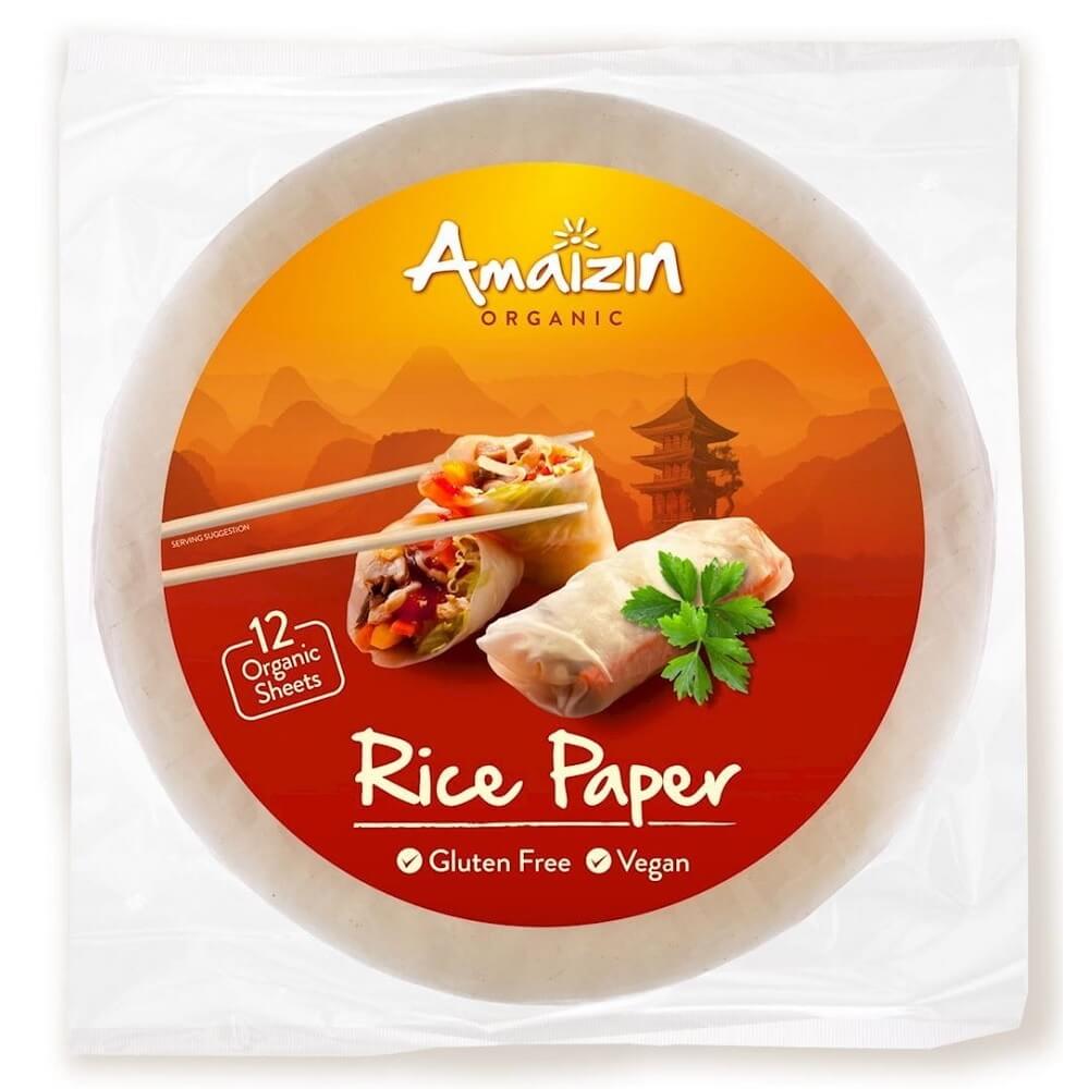 Feuille de riz sans gluten BIO 110 g - AMAIZIN