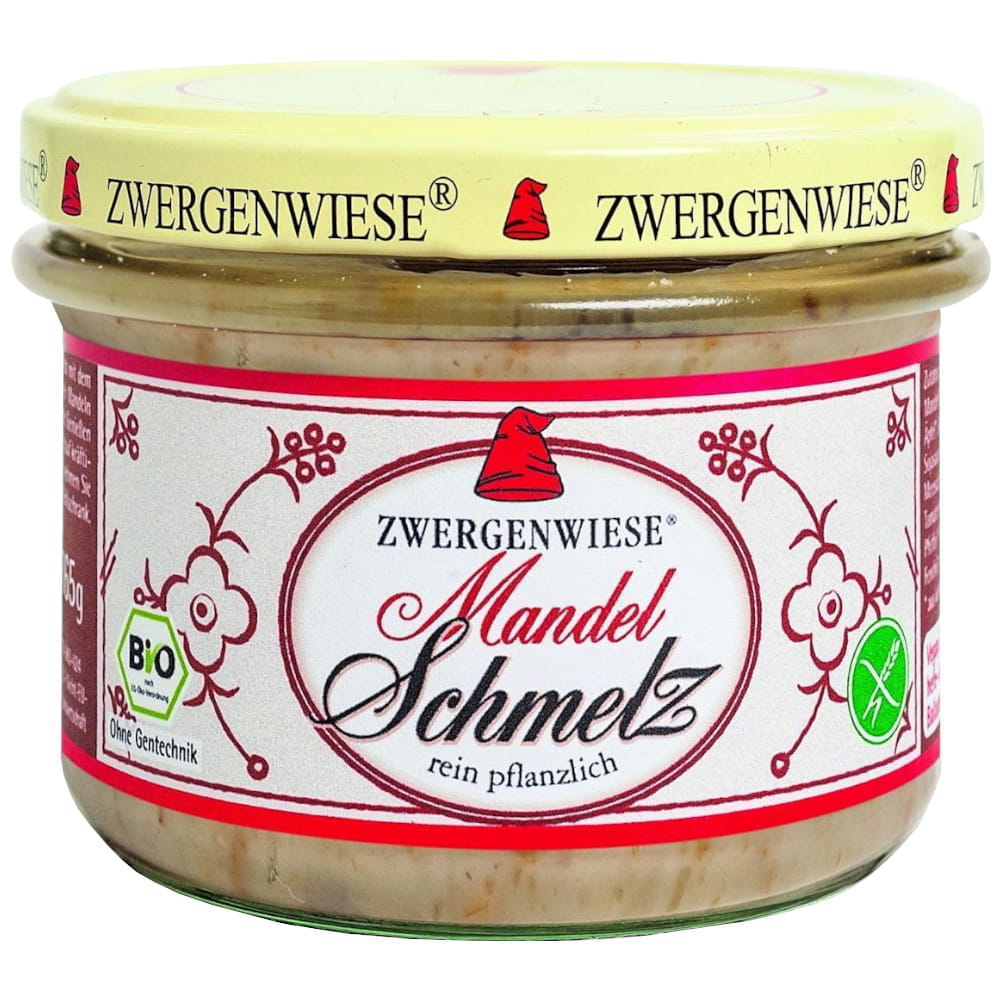 Lard végétarien aux amandes sans gluten BIO 165 g - ZWERGENWIESE