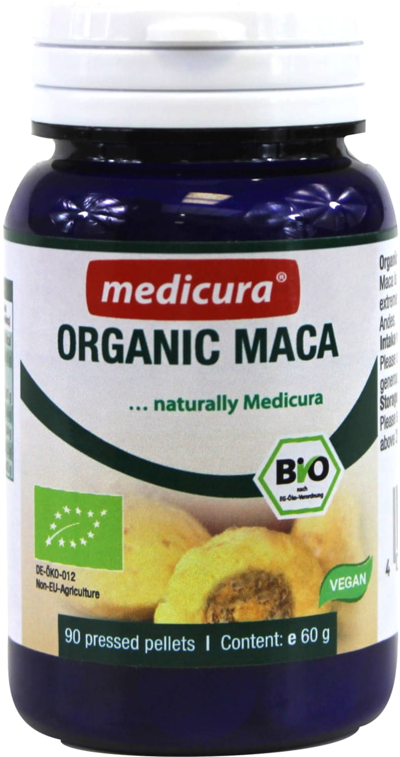 Maca (racine) en pastilles BIO 60 g (90 pièces) - MEDICURA