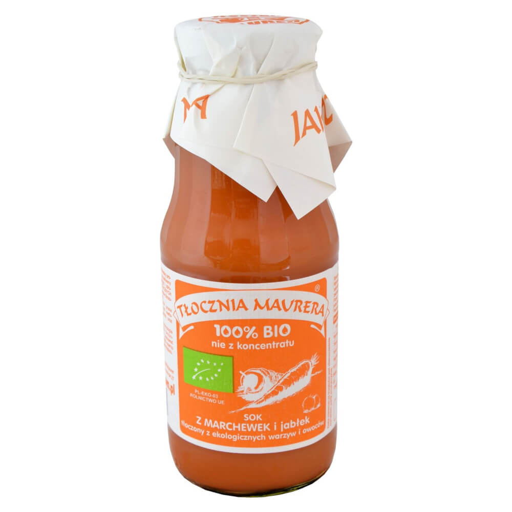 Jus de carotte à la pomme BIO 300 ml - MAURER PRESS