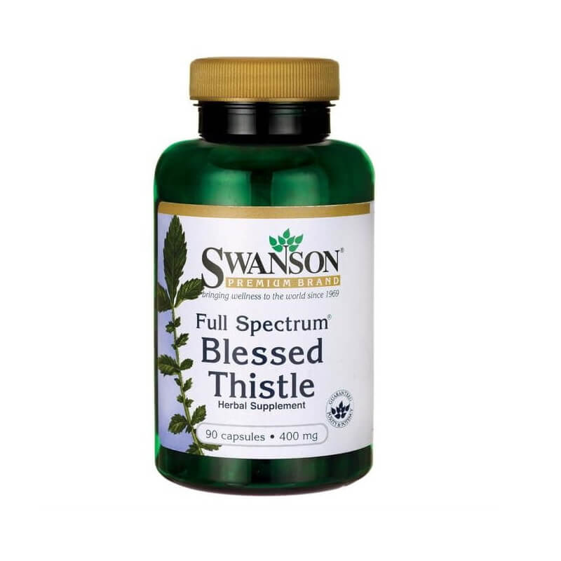 Un grattoir de docteur spectre complet chardon béni 400mg 90 gélules SWANSON