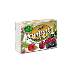 Dragées Xylitol en poudre 0% sucre de fruit au curcuma et acérola 40g AKA