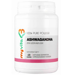 Ashwagandha Ginseng - Ginseng Indien 3000mg 400g MYVITA