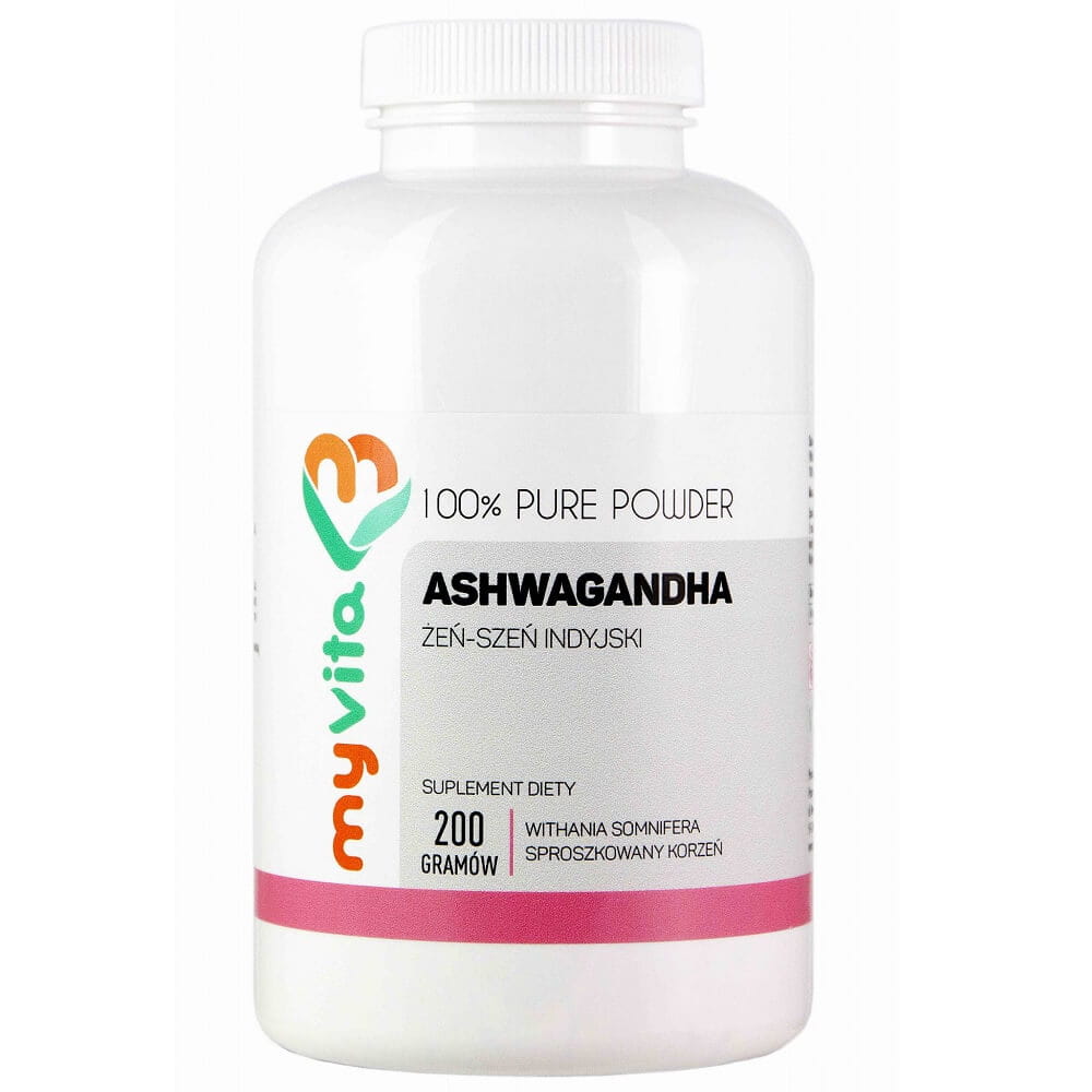 Ashwagandha Ginseng - Ginseng Indien 3000mg 200g MYVITA